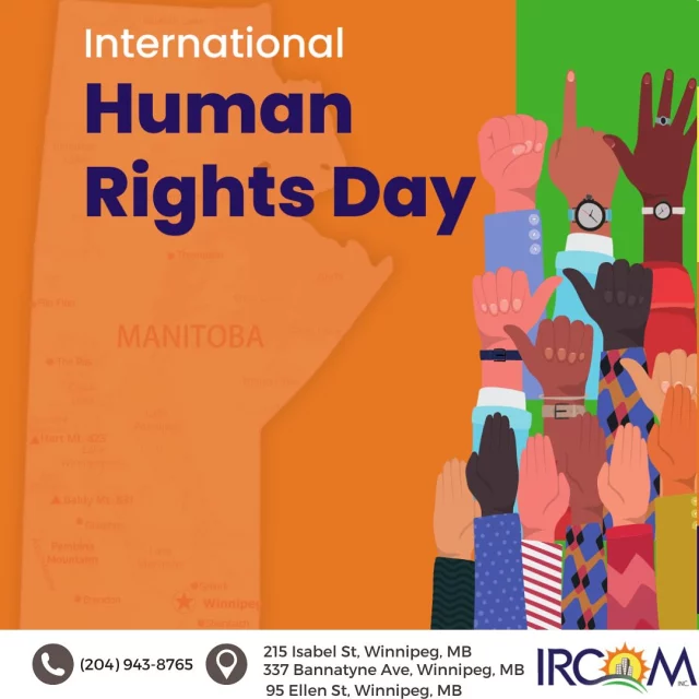 Today, on International Human Rights Day, we reflect on the values that guide us at IRCOM—dignity, equality, and justice for all. Together, we stand in solidarity with individuals and communities working to uphold and protect human rights around the world.
At IRCOM, we remain committed to creating spaces where everyone feels valued, supported, and empowered to thrive. Let’s continue to build a future rooted in compassion, understanding, and respect for all.

#HumanRightsDay #EquityForAll #IRCOMValues #Communityofbelonging