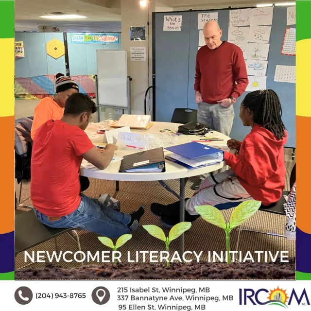 IRCOM’s Newcomer Literacy Initiative (NLI) program provides newcomers with essential English skills for daily life, supporting over 60 learners and their children through four classrooms. With on-site childcare, language supports, and strong community partnerships, we create an inclusive space where students can thrive. 

Our dedicated volunteers play a vital role in this journey, offering extra support that enhances the learning experience. Their commitment helps students gain confidence and build the skills they need to navigate life in Canada. 

Thank you to our volunteers for making a meaningful impact. 

#NewcomerLiteracyInitiative #NewcomerEducation #LanguageLearning #CommunitySupport #SettlementServices #AdultEducation #InclusiveLearning #VolunteerImpact #IRCOM