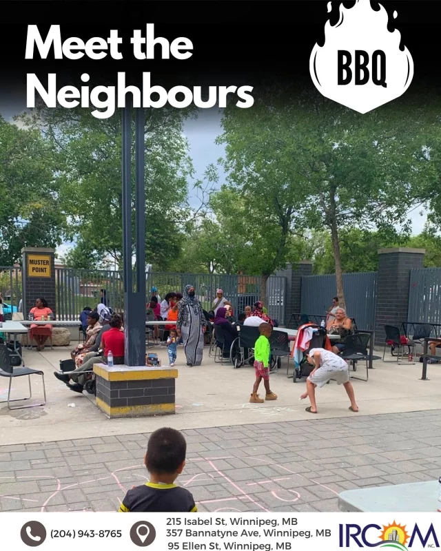 Good food, great conversations, and even greater neighbours! Our Meet the Neighbour BBQ was filled with laughter, friendly faces, and the smell of delicious halal hot dogs on the grill. From fun activities to heartwarming connections, it was a celebration of community at its best.

#IRCOM #MeetTheNeighbour #WinnipegCommunity #bbqlunch