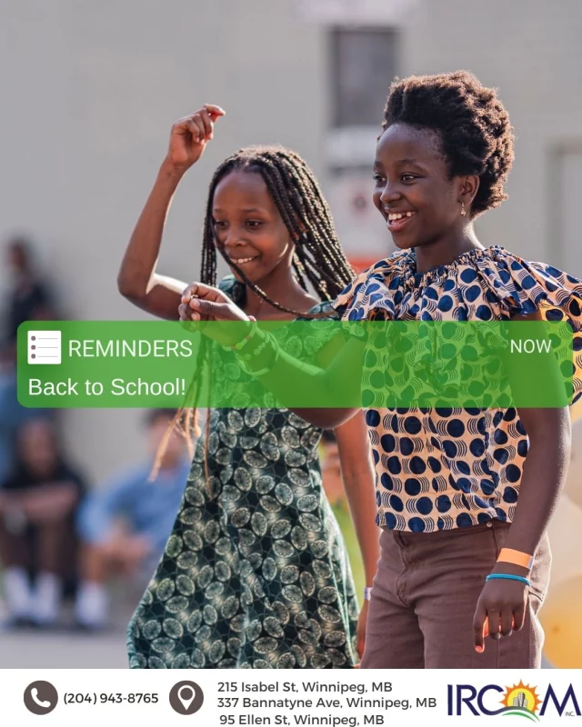 Backpacks on, smiles ready! As the new school year begins, we’re wishing every child and family a safe, joyful, and successful return to learning. Here’s to fresh starts, new friendships, and endless possibilities.

#BackToSchool #IRCOM #CommunityTogether