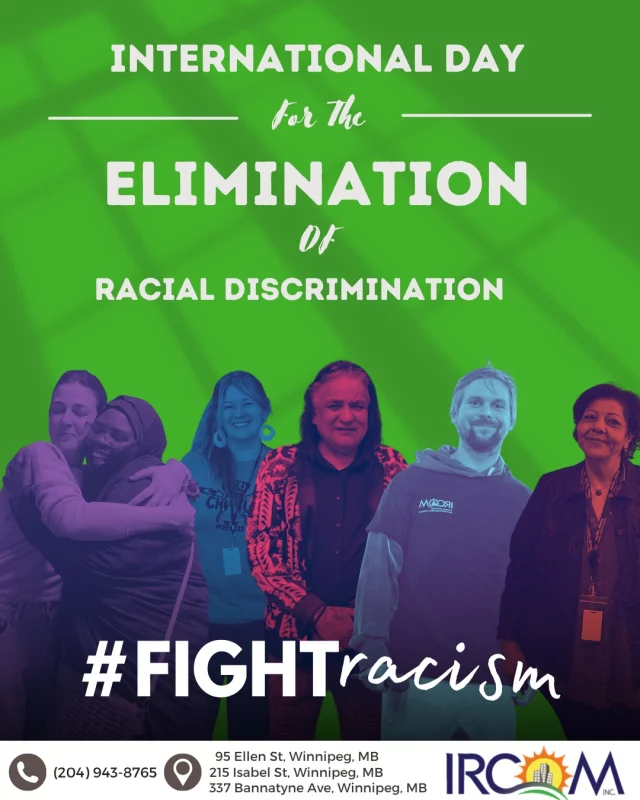March 21 is the International Day for the Elimination of Racial Discrimination, a time to reflect, listen, and stand together.

At IRCOM, we believe community starts with belonging. It means creating spaces where people from all backgrounds feel respected, supported, and safe to be themselves.

One tenant shared that IRCOM programs helped them feel less alone after coming to Canada. Connecting with other newcomer families made them feel understood and supported. They shared that back home, they did not have programs where people from different backgrounds could come together in this way. Through IRCOM, they were able to build friendships, share experiences, and learn from others. That sense of connection helped ease feelings of sadness and isolation and made them feel more at home in their community.

That is what this day is really about. When people feel seen, welcomed, and valued, stronger communities grow.

Let’s keep working toward a future rooted in respect, equity, and dignity for all.

#EquityInAction #NoToRacism #CommunityofBelonging #ImmigrationMatters