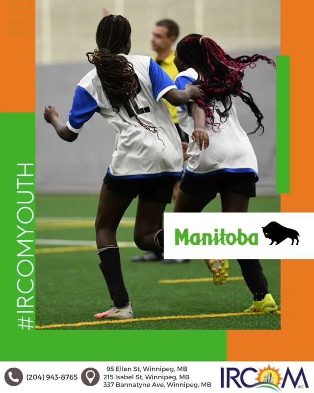 From weekly drop-in soccer to two dedicated teams, our youth are showing up, building skills, and playing with heart. With indoor season finals around the corner, the energy is high and the focus is real.

What makes this even more meaningful is access. Through support from the Government of Manitoba’s Province of Manitoba – From the Ground Up Program, our athletes are able to participate without barriers. That means more young people getting the chance to play, grow, and feel part of something bigger.

From weekly drop-in soccer to two dedicated teams, our youth are showing up, building skills, and playing with heart. With indoor season finals around the corner, the energy is high, and the focus is real.

#IRCOM #YouthInSport #FromTheGroundUp #CommunityStrong #WinnipegYouth