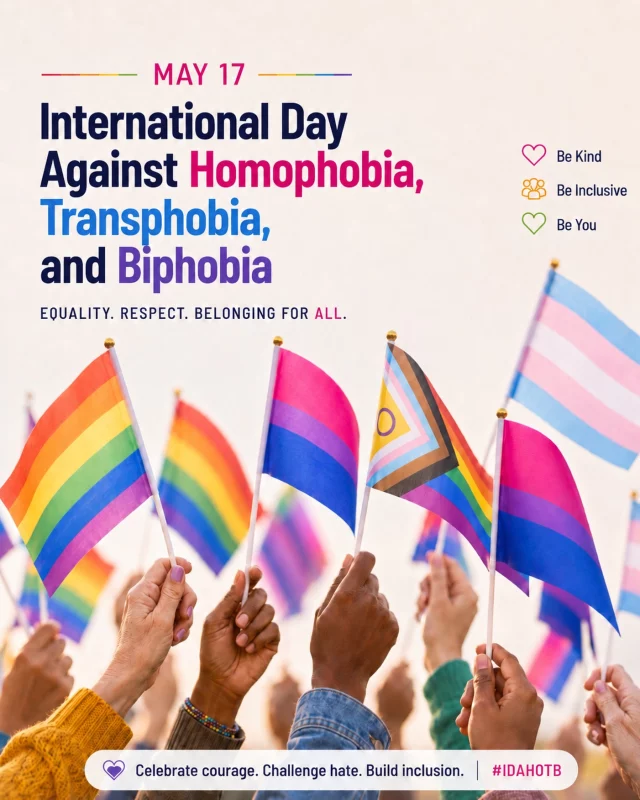 Today, we recognize the International Day Against Homophobia, Transphobia, and Biphobia.

At IRCOM, we believe everyone deserves to feel safe, respected, and welcomed for who they are. Building belonging means standing against hate and creating spaces where kindness, inclusion, and dignity are part of everyday community life.

Together, we celebrate courage, challenge discrimination, and continue working toward a community where everyone belongs.

#IDAHOTB #IRCOM #BelongingForAll #InclusionMatters #winnipegcommunity