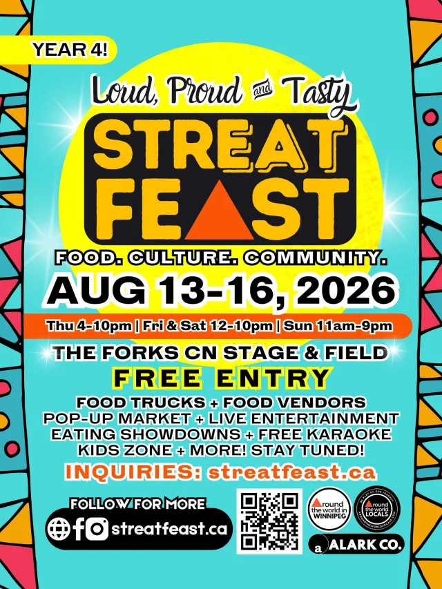 IRCOM is heading to Streat Feast 2026!

Join us at The Forks for four days celebrating food, culture, and community. Streat Feast brings people together from across Winnipeg for live entertainment, local vendors, family activities, and plenty of opportunities to connect.

IRCOM will be there, so come by, say hello, meet our team, and learn more about our community.

August 13 to 16, 2026
The Forks CN Stage & Field
Free entry

We hope to see you there!

#IRCOM #StreatFeast2026 #CommunityOfBelonging #Winnipeg #WinnipegEvents