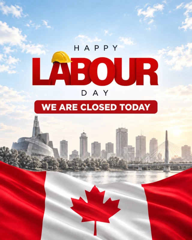 Happy Labour Day!

Today, we recognize the contributions of workers who help build stronger communities across Winnipeg and beyond.

Please note that IRCOM is closed today and will reopen during regular business hours tomorrow.

#LabourDay #IRCOM #CommunityOfBelonging #Winnipeg #Community